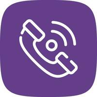 Phone Receiver Creative Icon Design vector