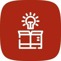 Think Out Of The Box Creative Icon Design vector