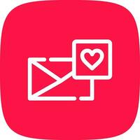 Love Letter Creative Icon Design vector