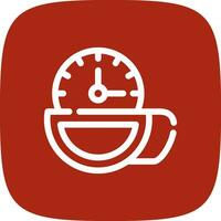 Tea Time Creative Icon Design vector