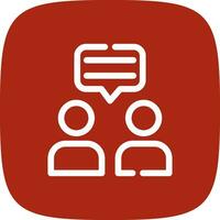 Dialogue Creative Icon Design vector