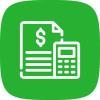 Accounting Creative Icon Design vector