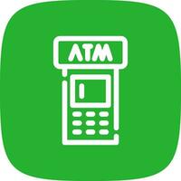 ATM Machine Creative Icon Design vector