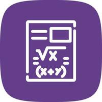 Maths Creative Icon Design vector