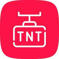 diseño de icono creativo tnt vector