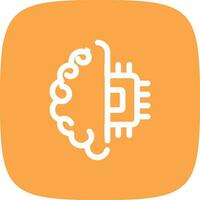Super Intelligence Creative Icon Design vector