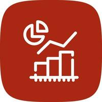 Statistical Analysis Creative Icon Design vector