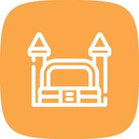 Bouncy Castle Creative Icon Design vector