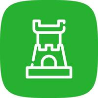 Castle Creative Icon Design vector