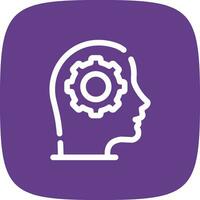 Machine Learning Creative Icon Design vector