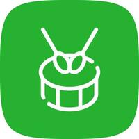 Drum Creative Icon Design vector