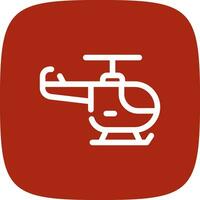 Helicopter Creative Icon Design vector