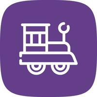 diseño de icono creativo de tren vector