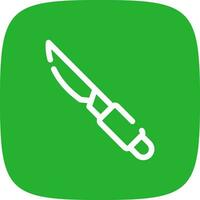 Line Cutter Creative Icon Design vector