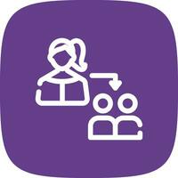 Coaching Creative Icon Design vector