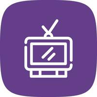 Television Creative Icon Design vector