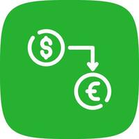 Currency Exchange Creative Icon Design vector