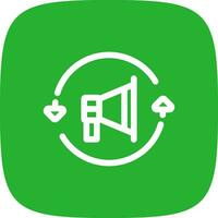 Remarketing Creative Icon Design vector