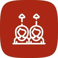Same Approach Creative Icon Design vector