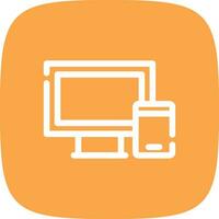 Responsive Web Design Creative Icon Design vector