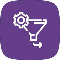 Conversion Rate Creative Icon Design vector