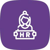 Human Resources Creative Icon Design vector