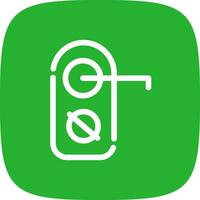 Do Not Disturb Creative Icon Design vector