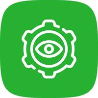 Eye Setting Creative Icon Design vector