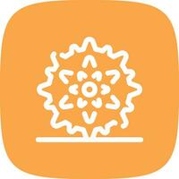 Massage Ball Creative Icon Design vector