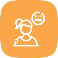 Concerned Creative Icon Design vector