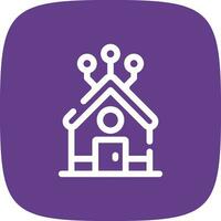 Home Network Creative Icon Design vector