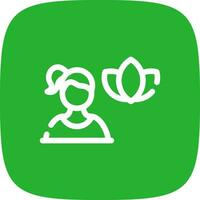 Meditation Creative Icon Design vector