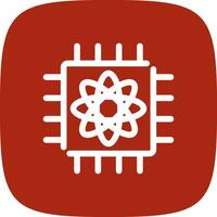 Quantum Computer Creative Icon Design vector