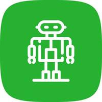 diseño de icono creativo robot vector