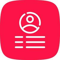 Profile Creative Icon Design vector