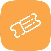 Ticket Creative Icon Design vector