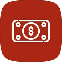 Money Bill Wave Creative Icon Design vector