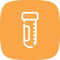 Test Tube Creative Icon Design vector