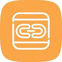 Link Creative Icon Design vector