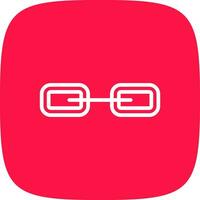 Link Creative Icon Design vector