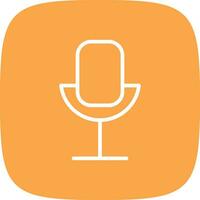 Microphone Creative Icon Design vector