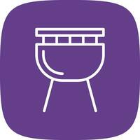 Barbecue Creative Icon Design vector