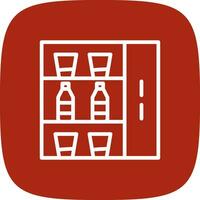 Vending Machine Creative Icon Design vector