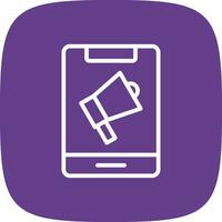 Online Ad Creative Icon Design vector
