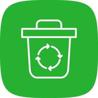 Trash Creative Icon Design vector