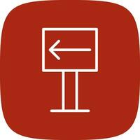 Left Creative Icon Design vector
