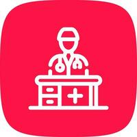 Doctor Office Creative Icon Design vector