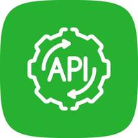 API Creative Icon Design vector