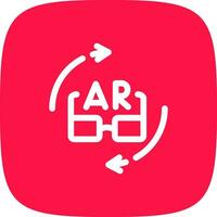 Ar Glasses Creative Icon Design vector