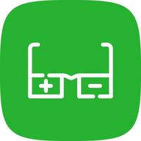 Glasses Prescription Creative Icon Design vector